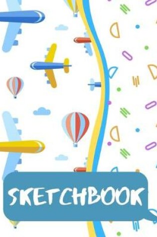 Cover of Sketchbook for Kids - Large Blank Sketch Notepad for Practice Drawing, Paint, Write, Doodle, Notes - Cute Cover for Kids 8.5 x 11 - 100 pages Book 3