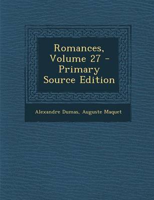 Book cover for Romances, Volume 27