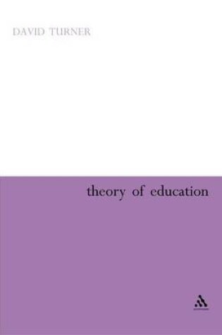 Cover of Theory of Education