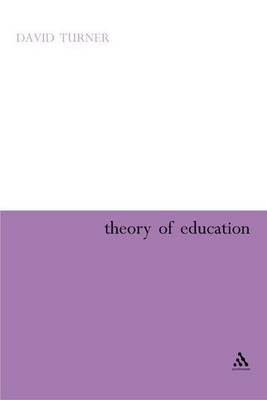 Book cover for Theory of Education