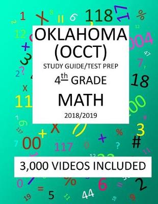 Book cover for 4th Grade OKLAHOMA OCCT, 2019 MATH, Test Prep