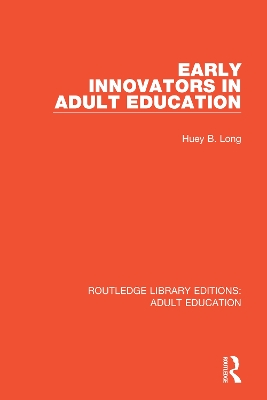 Cover of Early Innovators in Adult Education