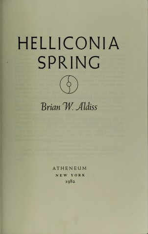 Book cover for Helliconia Spring