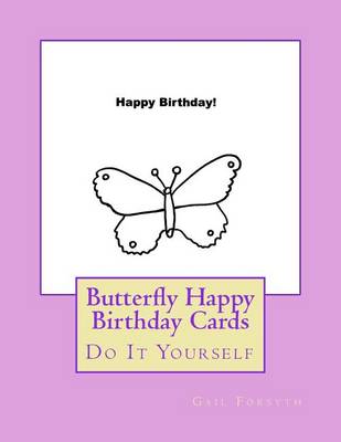 Book cover for Butterfly Happy Birthday Cards