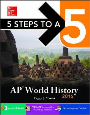 Book cover for 5 Steps to a 5 AP World History 2016