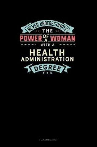 Cover of Never Underestimate The Power Of A Woman With A Health Administration Degree