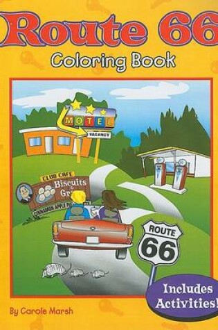 Cover of Route 66 Coloring Book