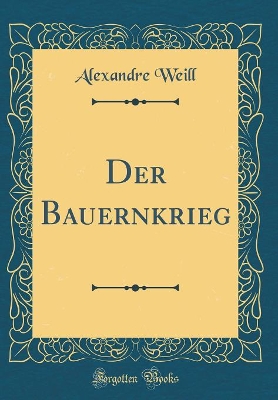 Book cover for Der Bauernkrieg (Classic Reprint)