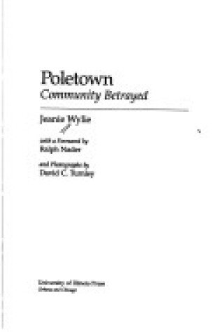 Cover of Poletown Community CB