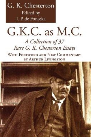 Cover of G.K.C. as M.C.