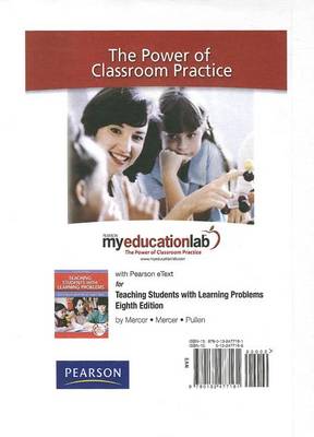 Book cover for MyLab Education with Pearson eText -- Standalone Access Card -- for Teaching Students with Learning Problems