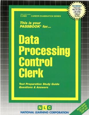 Book cover for Data Processing Control Clerk