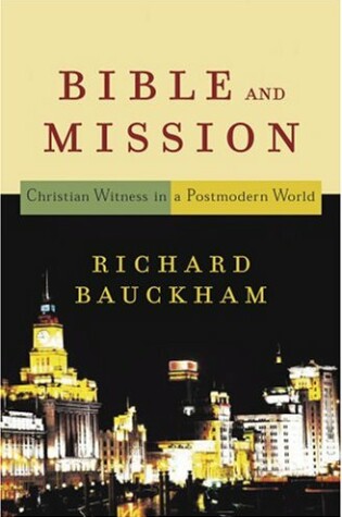 Cover of The Bible and Mission