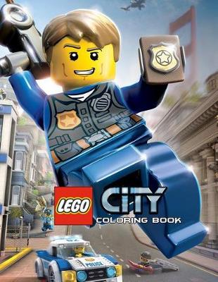 Book cover for Lego City Coloring Book