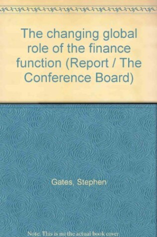 Cover of The Changing Global Role of the Finance Function