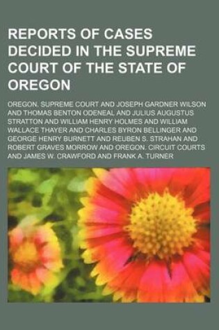 Cover of Reports of Cases Decided in the Supreme Court of the State of Oregon Volume 4