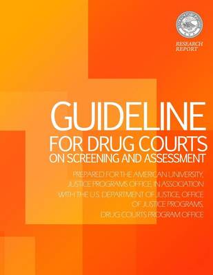 Book cover for Guideline for Drug Courts on Screening and Assessment