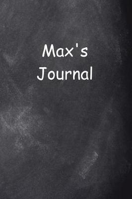 Cover of Max Personalized Name Journal Custom Name Gift Idea Max