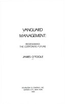 Book cover for Vanguard Management