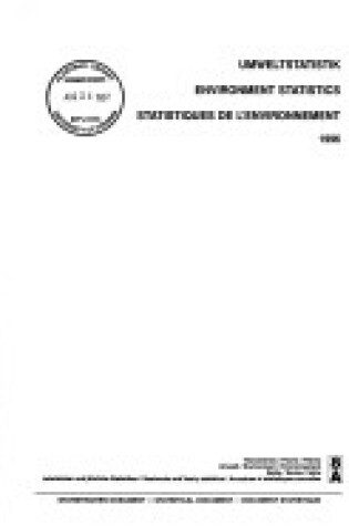 Cover of Environment Statistics