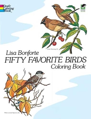 Book cover for Fifty Favourite Birds Colouring Book