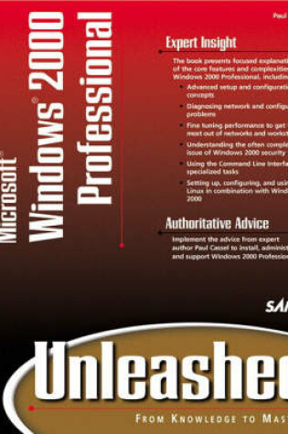 Cover of Microsoft Windows 2000 Professional Unleashed