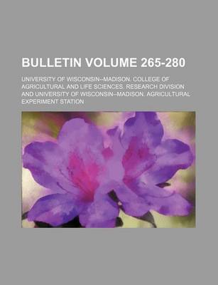 Book cover for Bulletin Volume 265-280