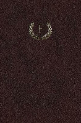 Cover of Monogram "F" Sketchbook