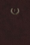 Book cover for Monogram "F" Sketchbook