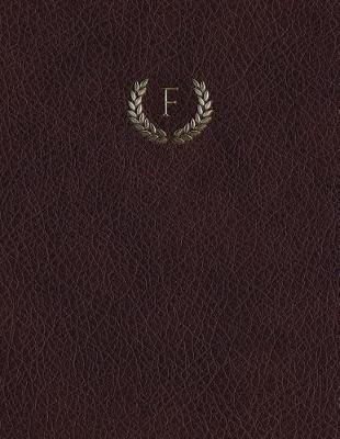 Cover of Monogram "F" Sketchbook