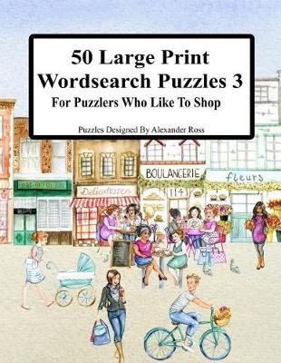 Book cover for 50 Large Print Wordsearch Puzzles 3