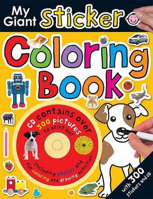 Cover of My Giant Sticker Coloring Book