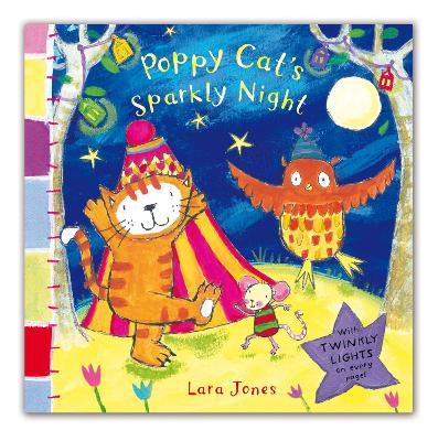 Book cover for Poppy Cat's Sparkly Night