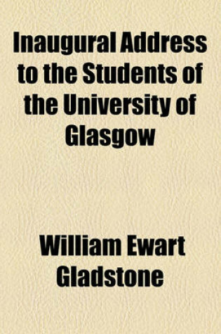 Cover of Inaugural Address to the Students of the University of Glasgow