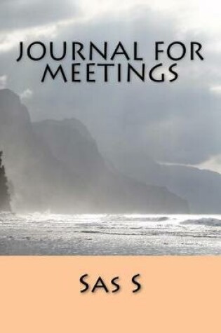 Cover of Journal for meetings