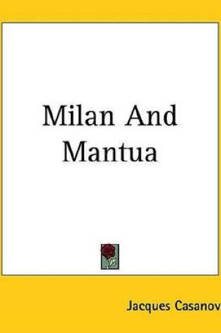 Cover of Milan and Mantua