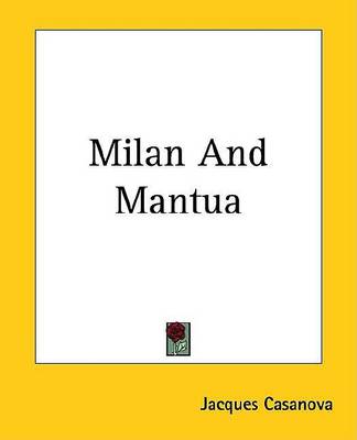 Book cover for Milan and Mantua