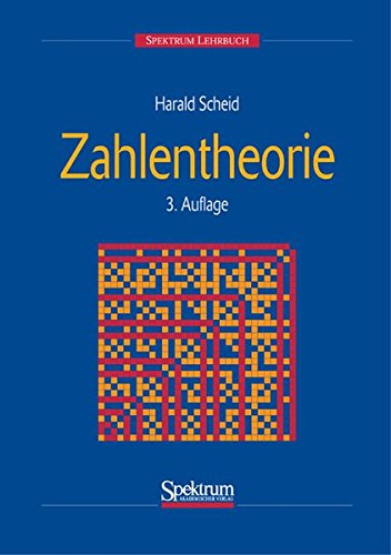 Book cover for Zahlentheorie