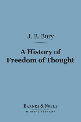 Book cover for A History of Freedom of Thought (Barnes & Noble Digital Library)