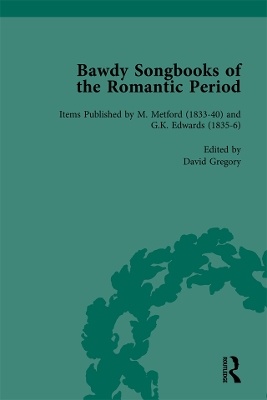 Book cover for Bawdy Songbooks of the Romantic Period, Volume 3