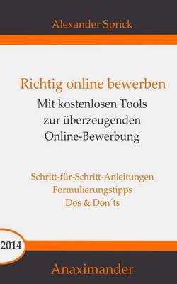 Book cover for Richtig online bewerben