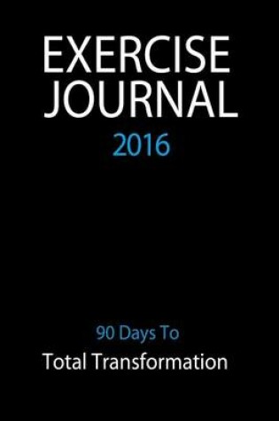 Cover of Exercise Journal 2016
