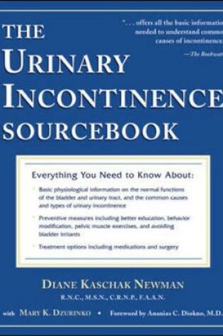 Cover of The Urinary Incontinence Sourcebook