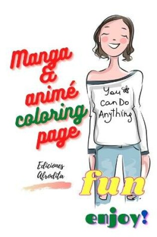 Cover of Manga & animé coloring page