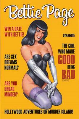 Book cover for Bettie Page: Hollywood Adventures on Murder Island!