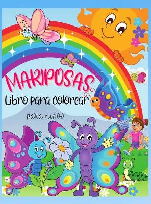 Book cover for Mariposas Libro para colorear para niños
