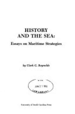Cover of History and the Sea
