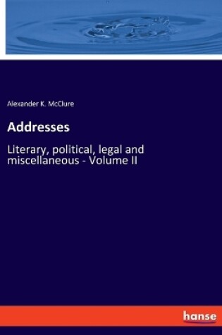 Cover of Addresses