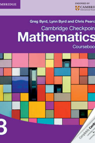 Cover of Cambridge Checkpoint Mathematics Coursebook 8