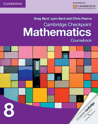 Book cover for Cambridge Checkpoint Mathematics Coursebook 8